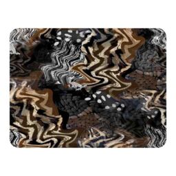 Benjamin Tate Design African Print Blanket in Natural - Size: 120 cm x 150 cm - thumbnail 1