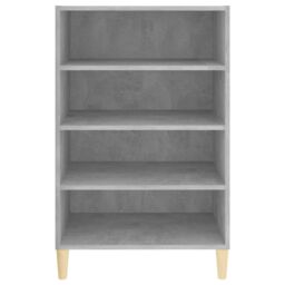 Berkfield Home Sideboard Concrete Grey 57x35x90 cm Engineered Wood - Size: 57 x 35 x 90 cm - thumbnail 4