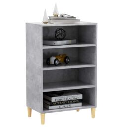 Berkfield Home Sideboard Concrete Grey 57x35x90 cm Engineered Wood - Size: 57 x 35 x 90 cm - thumbnail 3
