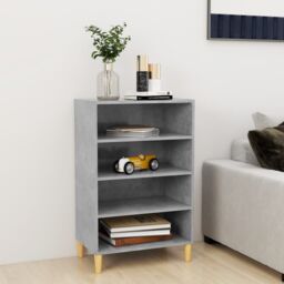 Berkfield Home Sideboard Concrete Grey 57x35x90 cm Engineered Wood - Size: 57 x 35 x 90 cm - thumbnail 1