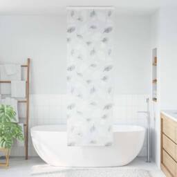 Berkfield Home Shower Roller Blind with Cassette 60x240 cm Fabric Width 56 cm in Grey - thumbnail 1