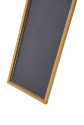 H&O Direct 30x120cm Modern Slim Frame Full Length Wall Mirror in Gold - Size: 30x120 cm - thumbnail 6