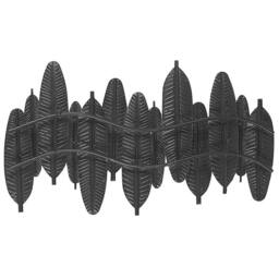 Wyld and Coco Feathers Wall Decor Gold and Silver Iron 66 x 37 cm Industrial Modern - thumbnail 3