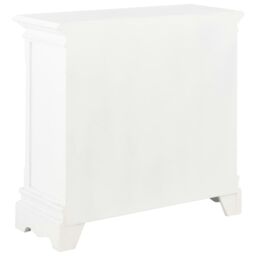 Berkfield Home Sideboard White 70x28x70 cm Solid Pine Wood - Size: 70 x 28 x 70 cm - thumbnail 5