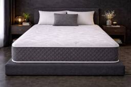 Chester & Oakley Classic Midnight Memory Foam Open Coil Mattress - 7 INCH in White - Size: Small Single - thumbnail 2