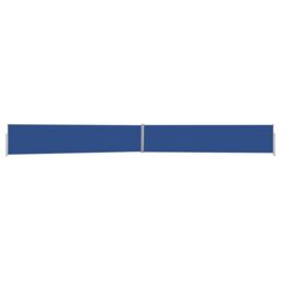 Berkfield Home Patio Retractable Side Awning 140x1200 cm Blue