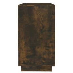 Berkfield Home Sideboard Smoked Oak 70x41x75 cm Engineered Wood in Brown - Size: 70 x 41 x 75 cm - thumbnail 4