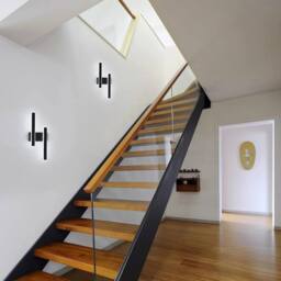 Pheashine Black Long LED Wall Sconces, 32W 6500K Modern Acrylic Wall Light, 44cm - thumbnail 5