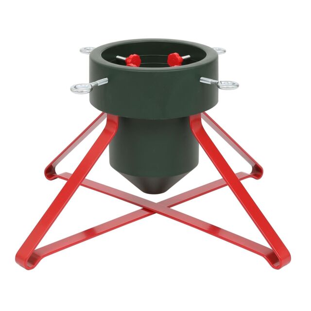 Harbour Housewares Classic Real Christmas Tree Stand - 5.5in - Black in Green - image 1