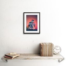 "Artery8 Wall Art Print My Kitchen Dancing DJ Framed in Black - Size: W7"" x H9""" - thumbnail 2