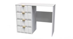 Ready Assembled 2 U Metro 4 Drawer Vanity (Ready Assembled) in White - Size: Medium - thumbnail 6