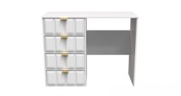 Ready Assembled 2 U Metro 4 Drawer Vanity (Ready Assembled) in White - Size: Medium - thumbnail 2
