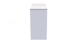 Ready Assembled 2 U Metro 4 Drawer Vanity (Ready Assembled) in White - Size: Medium - thumbnail 4