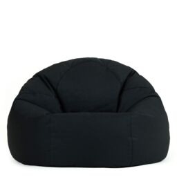 icon Classic Indoor Outdoor Bean Bag Khaki Bean Bag Chair Pack of 2 in Black - thumbnail 3