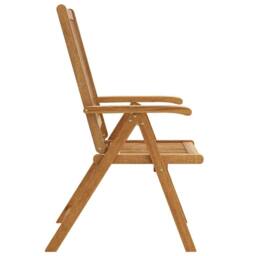 Berkfield Home Durable Folding Garden Chairs 2 pcs Solid Acacia Wood Brown - thumbnail 7