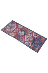 Living and Home Bohemian-Inspired Non-Slip Runner Rug in Red - Size: 50 cm x 120 cm - thumbnail 6