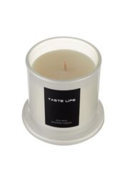 SHEONLY Soy Wax Scented Candle with Bell Shaped Glass Cup, Valley After the Rain in White - thumbnail 4