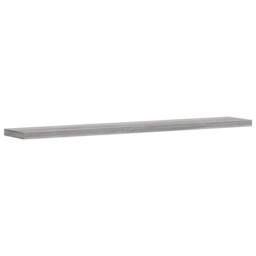 Berkfield Home Wall Shelves 4 pcs Grey Sonoma 60x10x1.5 cm Engineered Wood - thumbnail 4