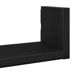 Berkfield Home Wall Shelves 3 pcs Black Oak Engineered Wood - thumbnail 8
