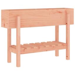 Berkfield Home Garden Raised Bed 101x30x69 cm Solid Wood Douglas in Light Brown - Size: 101 x 30 x 69 cm - thumbnail 3