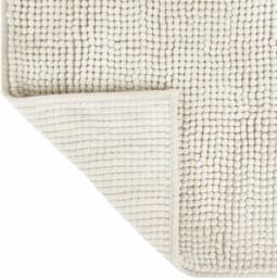 Allure Bath Fashions Chenille Bobble Bath Mat 60 x 90cm - Super Soft Microfibre & Non-Slip in Cream - Size: 60 x 90 cm - thumbnail 4