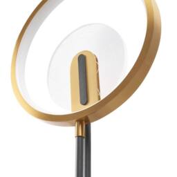 Wyld and Coco LED Wall Lamp - Brass Tone Black Base Silicone Trim in Bronze - thumbnail 5