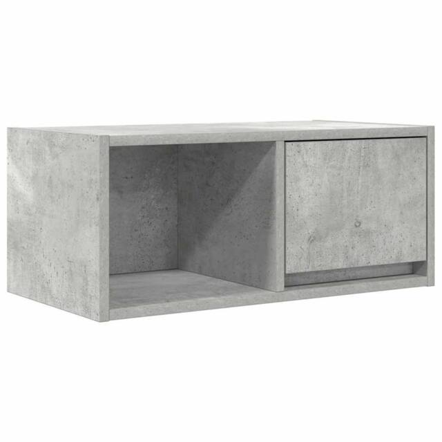 Berkfield Home TV Cabinet Concrete Grey 60x31x25.5 cm Engineered Wood - image 1