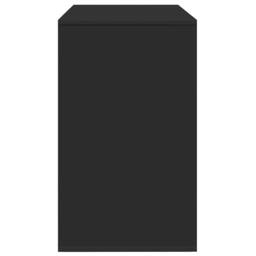 Berkfield Home Sideboard Black 120x41x75 cm Engineered Wood - Size: 120 x 41 x 75 cm - thumbnail 7