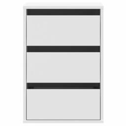 Berkfield Home Corner Chest of Drawers White 40x41x58 cm Engineered Wood - Size: 40 x 41 x 58 cm - thumbnail 4