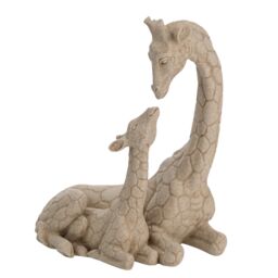 Naturecraft Giraffe & Calf Sandstone Finish Figurine in Natural - thumbnail 4