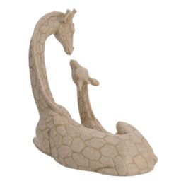 Naturecraft Giraffe & Calf Sandstone Finish Figurine in Natural - thumbnail 3