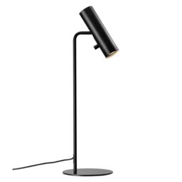 Nordlux Modern Indoor Table Lamp Black Metal GU10 Adjustable Head - Mains Powered, IP20 - thumbnail 1