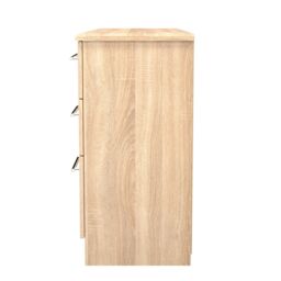 Ready Assembled 2 U Carlton 6 Drawer Kneehole Desk (Ready Assembled) in Light Oak - thumbnail 3