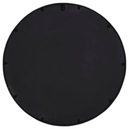 Berkfield Home Garden Mirror Black 60x4 cm Iron Round for Outdoor Use - thumbnail 4