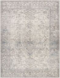Livabliss Becki Owens Margot-Vintage Blue Pink Green Traditional Living Dining Rug - Size: 160 cm x 215 cm - thumbnail 2