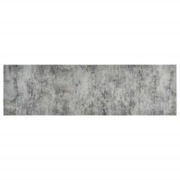 Berkfield Home Kitchen Rug Washable Beton 60x180 cm Velvet in Grey - thumbnail 2