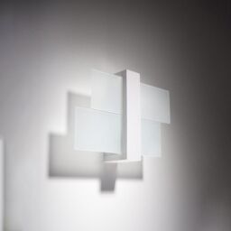 Sollux Lighting Scandinavian Wall Lamp 30x43x12cm 1xLight in White - Size: 30 x 43 x 12 cm - thumbnail 2