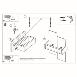 Sollux Lighting Scandinavian Wall Lamp 30x43x12cm 1xLight in White - Size: 30 x 43 x 12 cm - thumbnail 5
