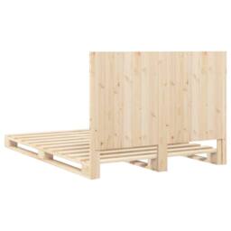 Berkfield Home Beautiful Bed Frame without Mattress with Headboard 140x200 cm So in Light Tan - thumbnail 9