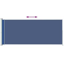 Berkfield Home Patio Retractable Side Awning 180x500 cm Blue - thumbnail 3