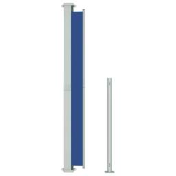 Berkfield Home Patio Retractable Side Awning 180x500 cm Blue - thumbnail 5