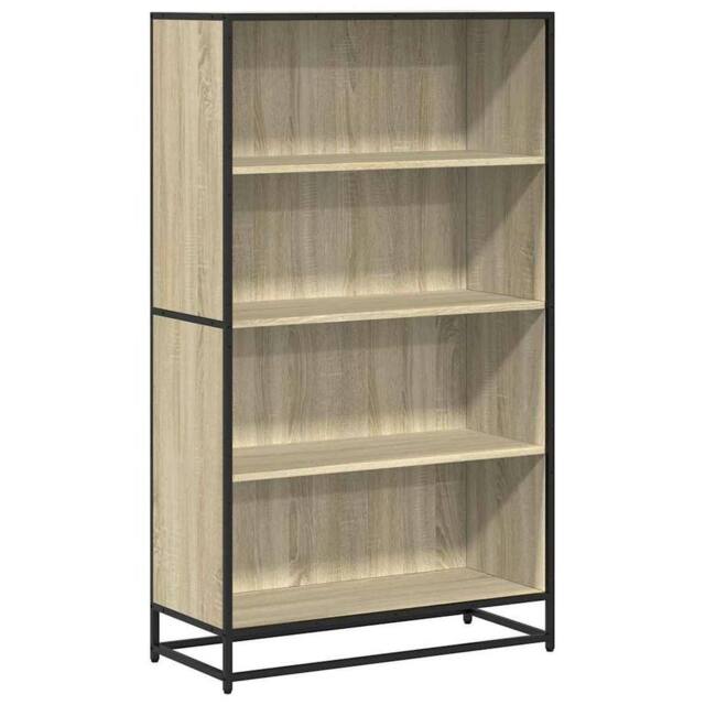 Berkfield Home Bookcase Sonoma Oak 80.5x35x139 cm Engineered Wood in Light Oak - image 1