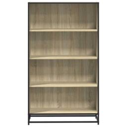 Berkfield Home Bookcase Sonoma Oak 80.5x35x139 cm Engineered Wood in Light Oak - thumbnail 4
