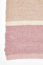 Homescapes Cotton Chenille Striped Rug in Grey - Size: 90 cm x 150 cm - thumbnail 3