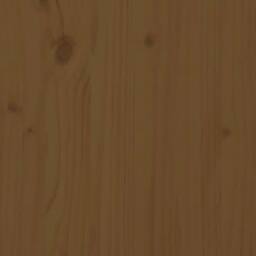 Berkfield Home Bed Headboard Honey Brown 146x4x100 cm Solid Wood Pine - Size: 146 x 4 x 100 cm - thumbnail 5