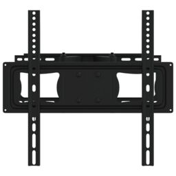 Berkfield Home TV Wall Mount for 26-70 Inch Screen Max VESA 400x400 mm 40kg in Black - thumbnail 3