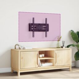 Berkfield Home TV Wall Mount for 26-70 Inch Screen Max VESA 400x400 mm 40kg in Black
