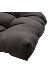 Living and Home 2Pcs Outdoor Comfortable Tufted Chair Cushion in Black - thumbnail 5