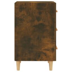 Berkfield Home Bedside Cabinet Smoked Oak 40x40x66 cm Engineered Wood in Brown - Size: 40 x 40 x 66 cm - thumbnail 5