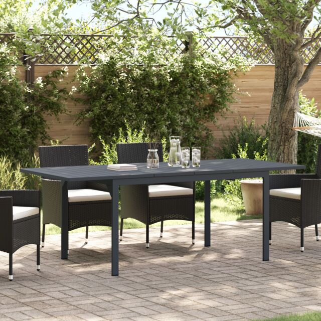 Berkfield Home Extension Tables 2 pcs Anthracite 210x90x73 cm Steel in Grey - Size: 210 x 90 x 73 cm - image 1